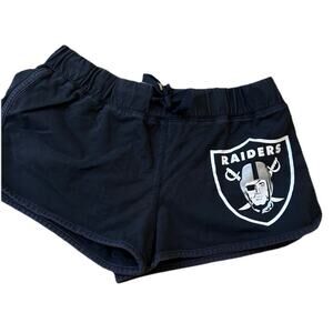 VTG NFL RAIDERS Shorts L Shield Pink Victoria Secret Micro Booty Sexy Gym Y2K